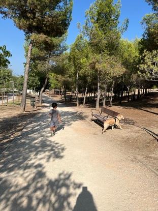 El parque de al lado de casa