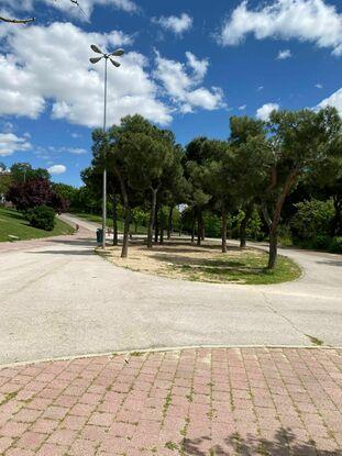 Parque cerca del piso