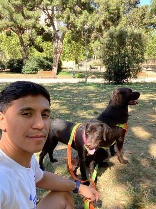Visita  de Úrsus y Milka