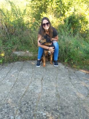 De paseo con Silvestre del refugio de Olot 