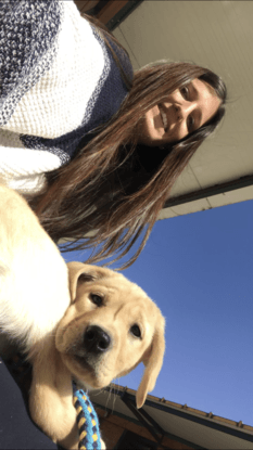 Sugus. Cachorrita que se quedó conmigo 4 días 