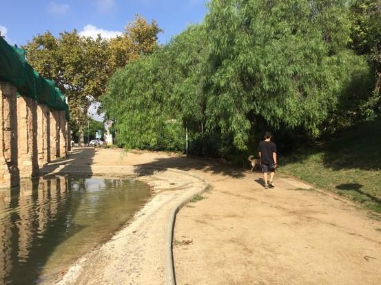 Parque El Clot, a tan solo unos pasos de mi residencia. 