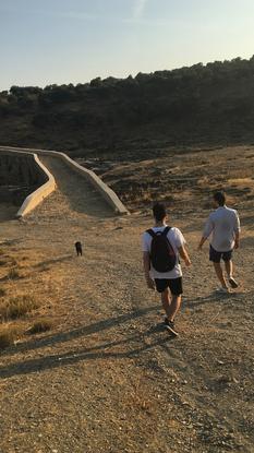 Paseo con rufo y unos amigos por el monte!