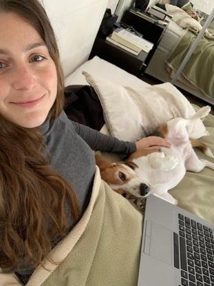 Mora: la perrita de una amiga que cuidé por 3 semanas