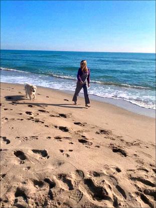 Paseo en la playa