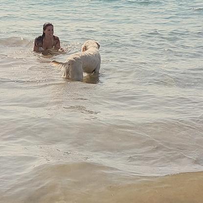 Max en la playa