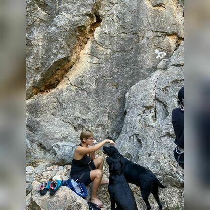 Día de escalada con 🐶🐶