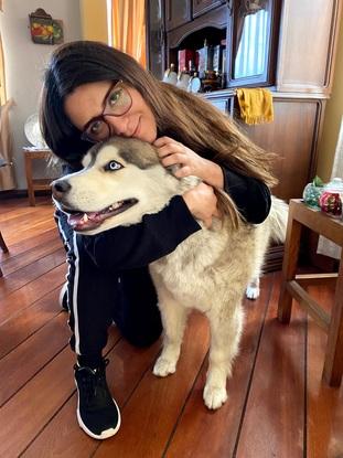 Esta es mi perrita Alaska