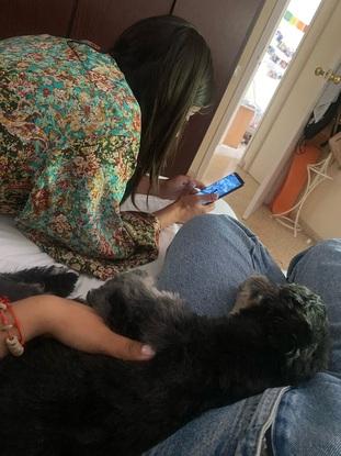 Tomando una siesta