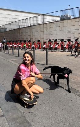 Si corren más que yo, no pasa nada! Tengo un skate o bici para seguirles el ritmo