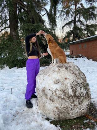 Aprendiendo trucos en la nieve !!