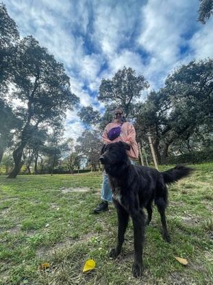 Con Huna en El Retiro