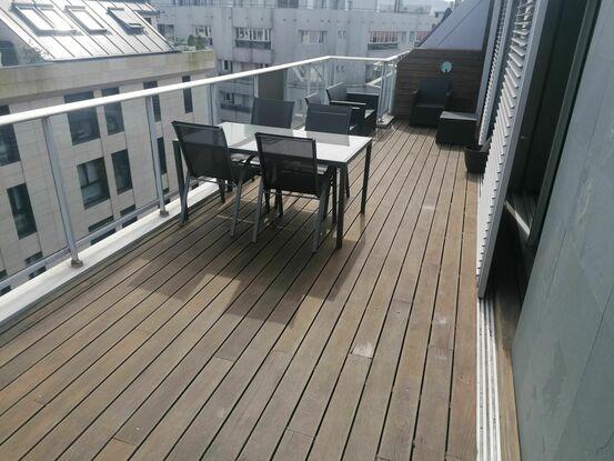 La terraza de casa