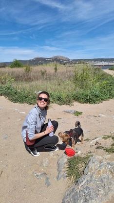 Pipo de paseo en el empordà