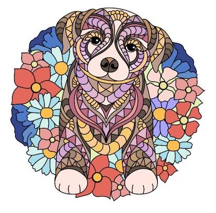 Mosaico cachorro