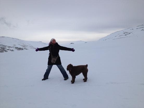 Pancho y yo en Nieve