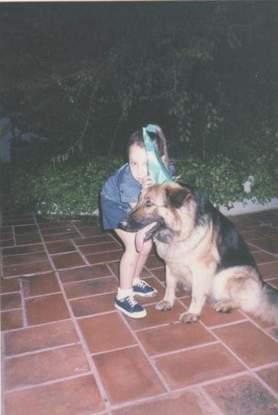Lola y yo, Lola fue la primer perra de la familia :)